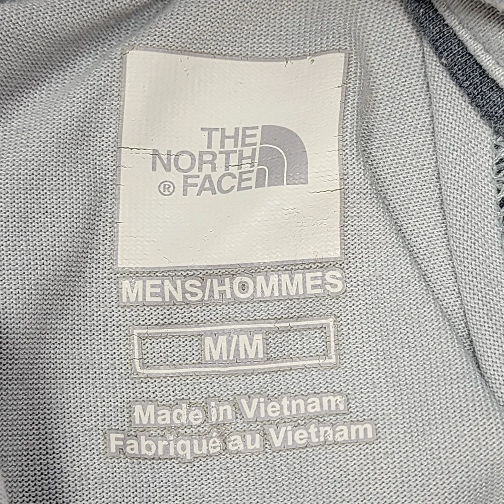 The North Face Polo Shirt‎ Men's Medium Gray 2 Tone Flash Dry Short Sleeve